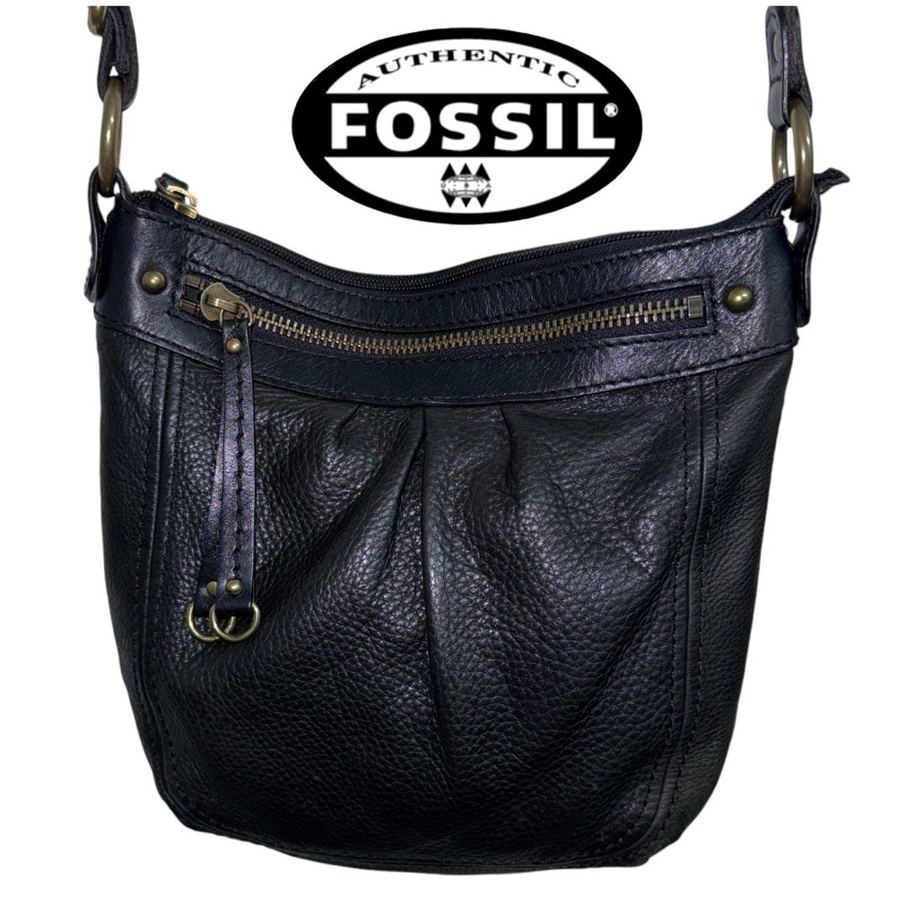 Fossil Leather Crossbody Bag